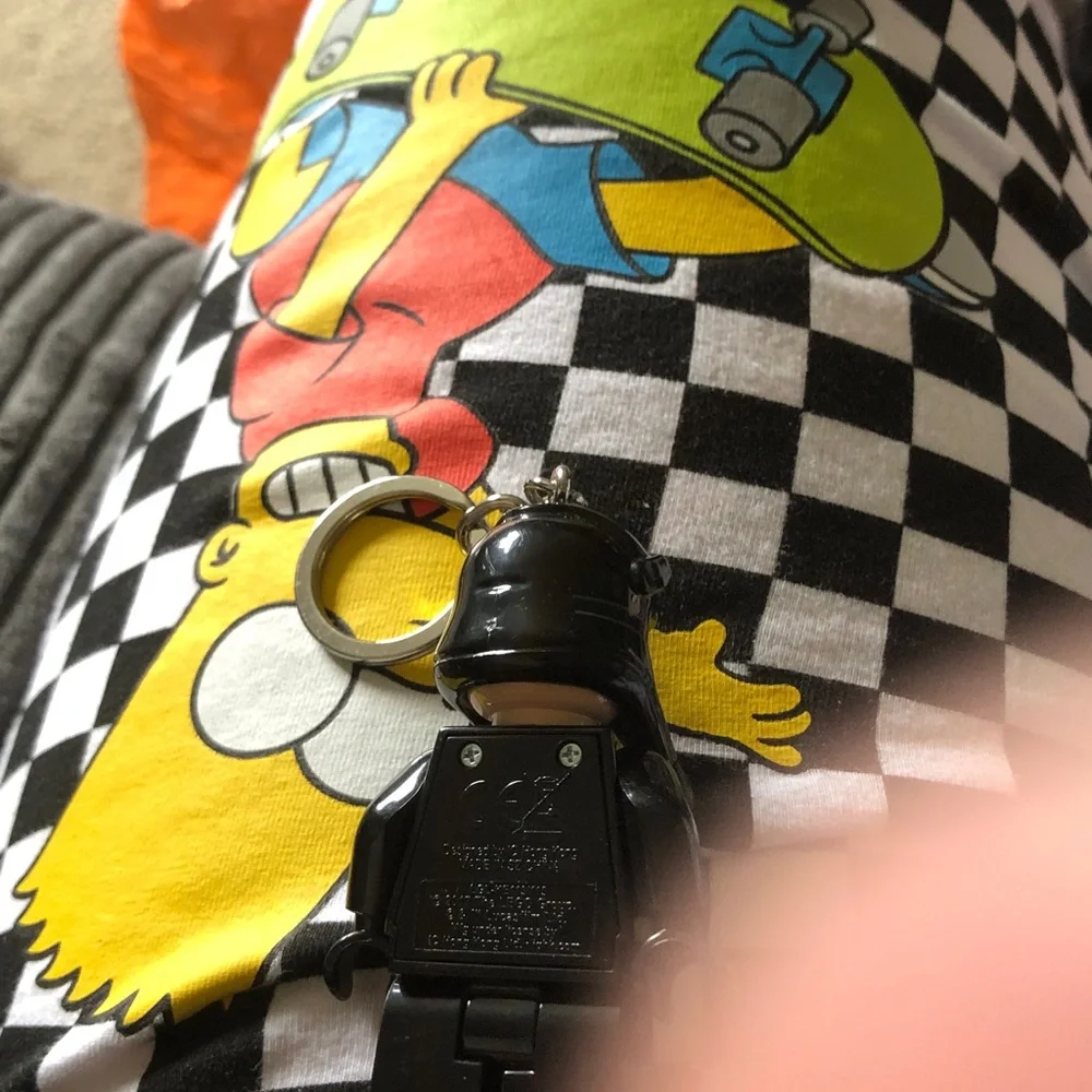 Lego Black Star Wars Trooper Keychain